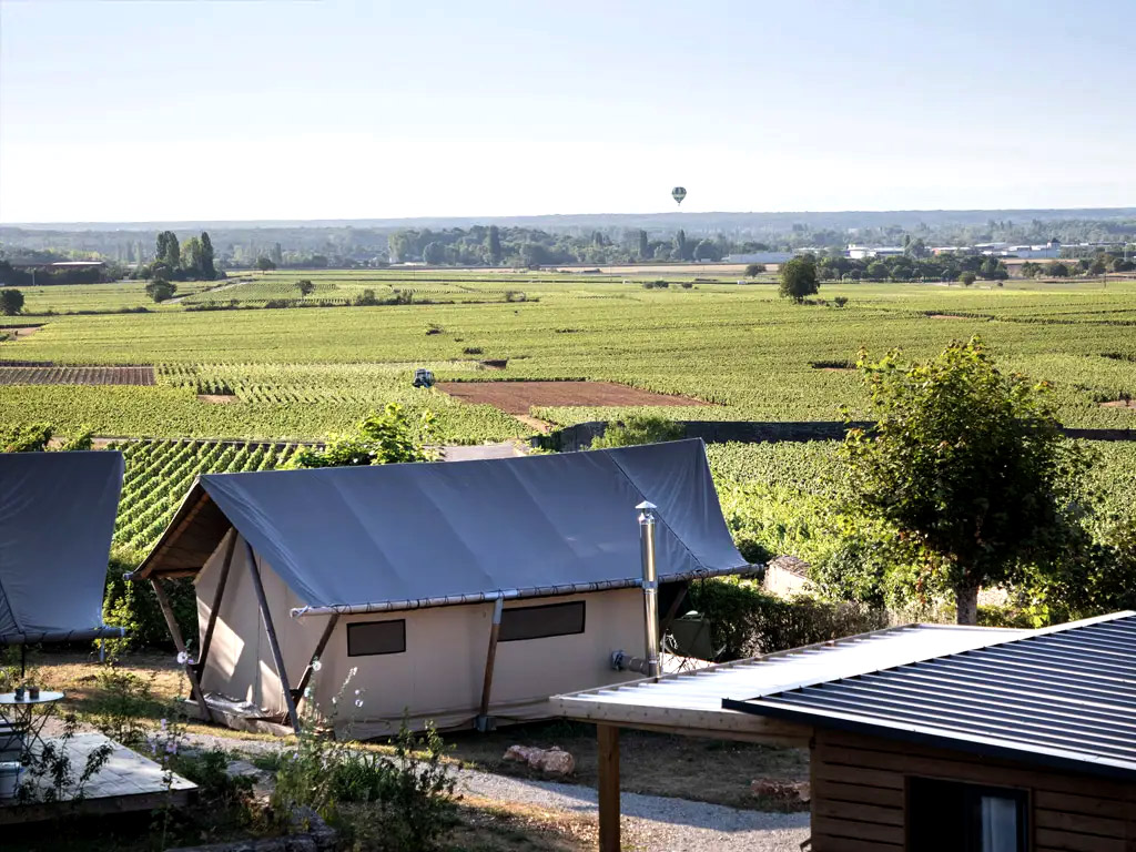 Een geliefde doorreiscamping vlakbij Beaune