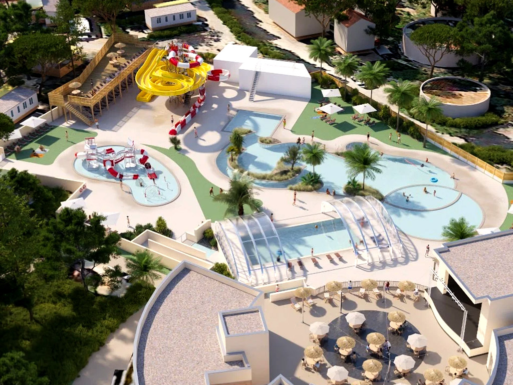 Duik in het aquapark op deze franse camping