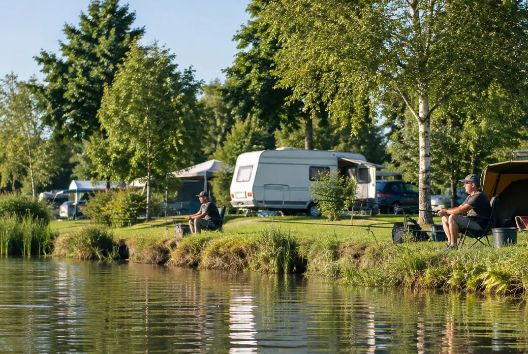 De ideale visvakantie: kamperen midden in de natuur