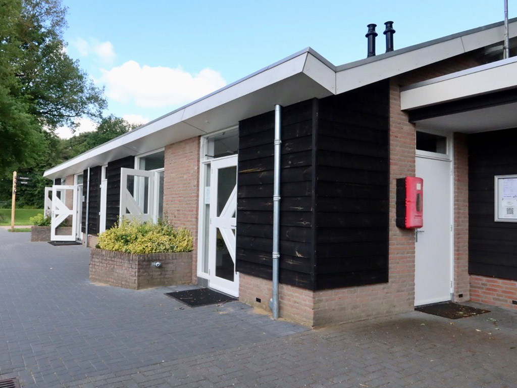 Sanitairgebouwen op de camping