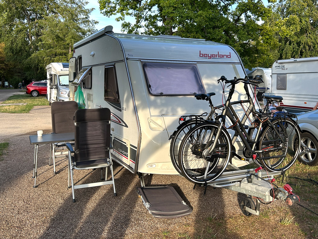 Fietsen meenemen naar de camping