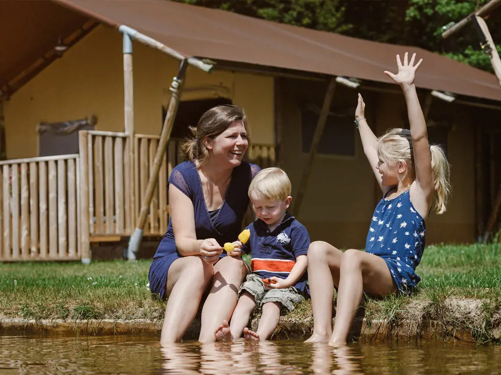 Altijd omringd door dieren op deze camping voor grote gezinnen