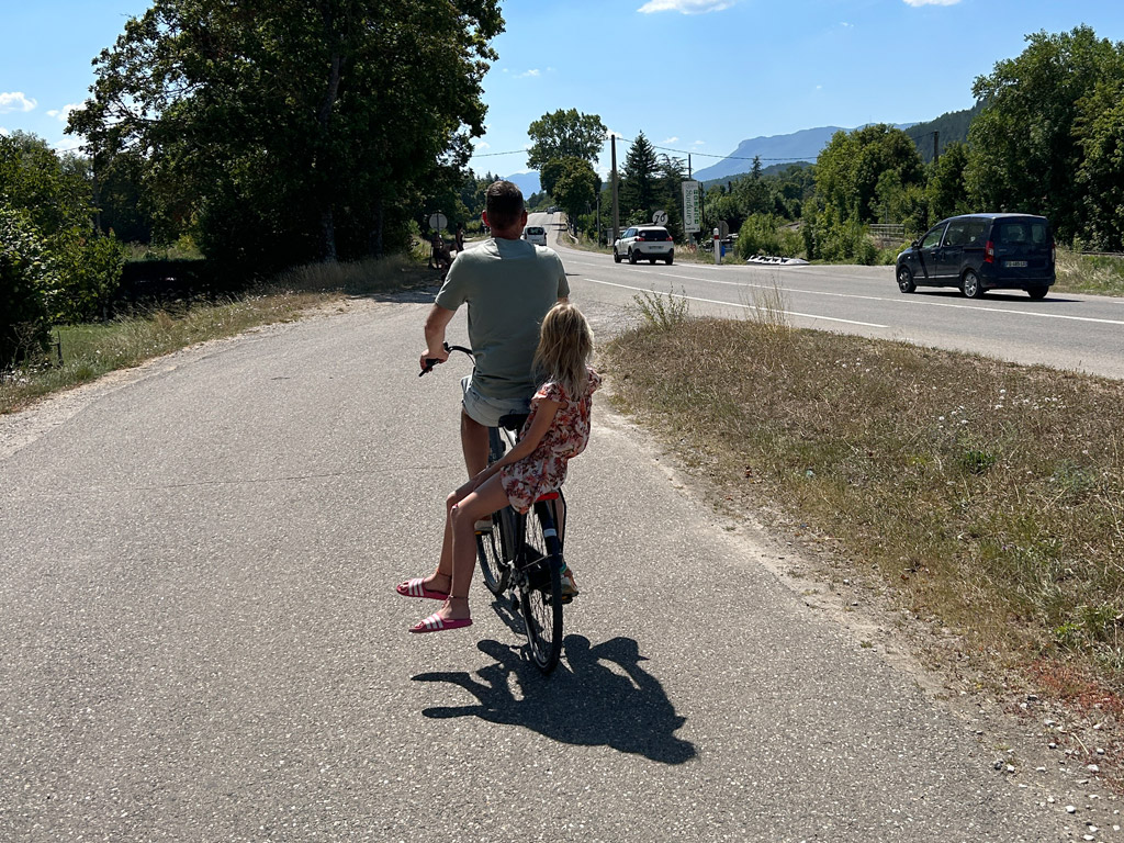 We waren vergeten dat er veel bergen waren in Frankrijk