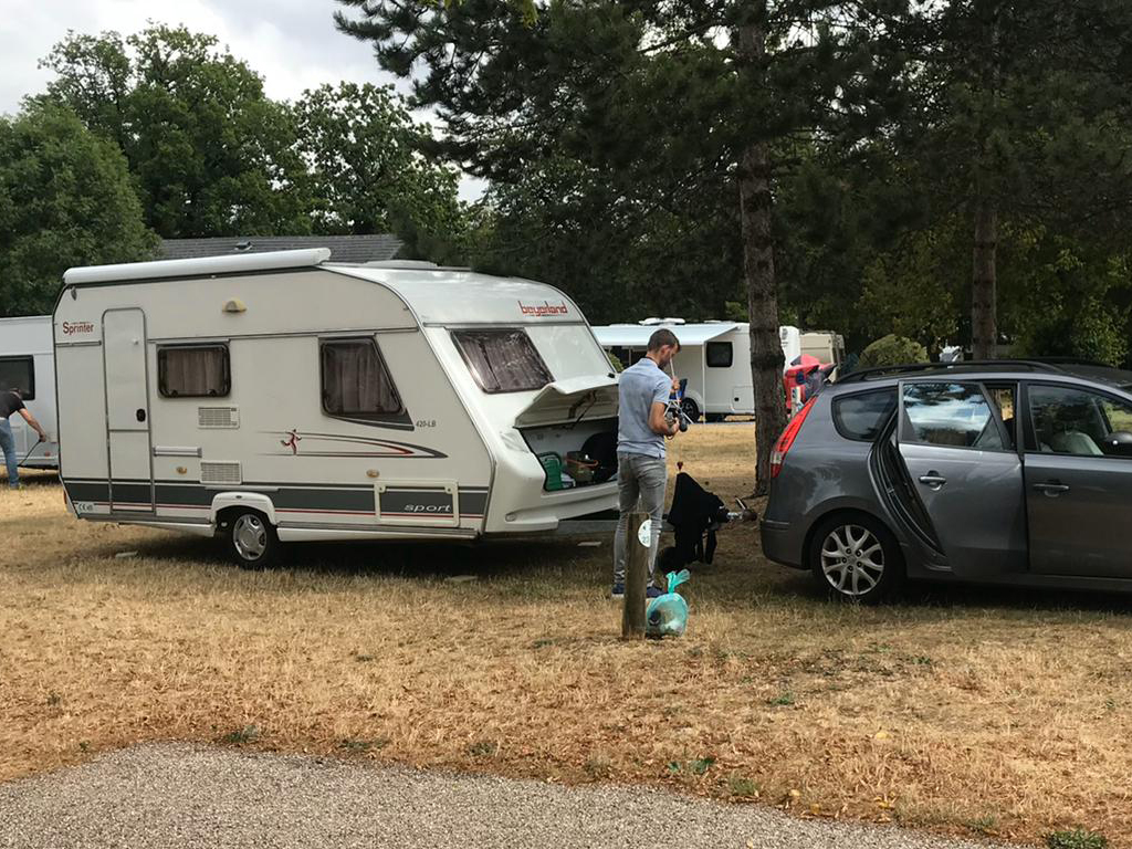 Op kampeervakantie met een caravan
