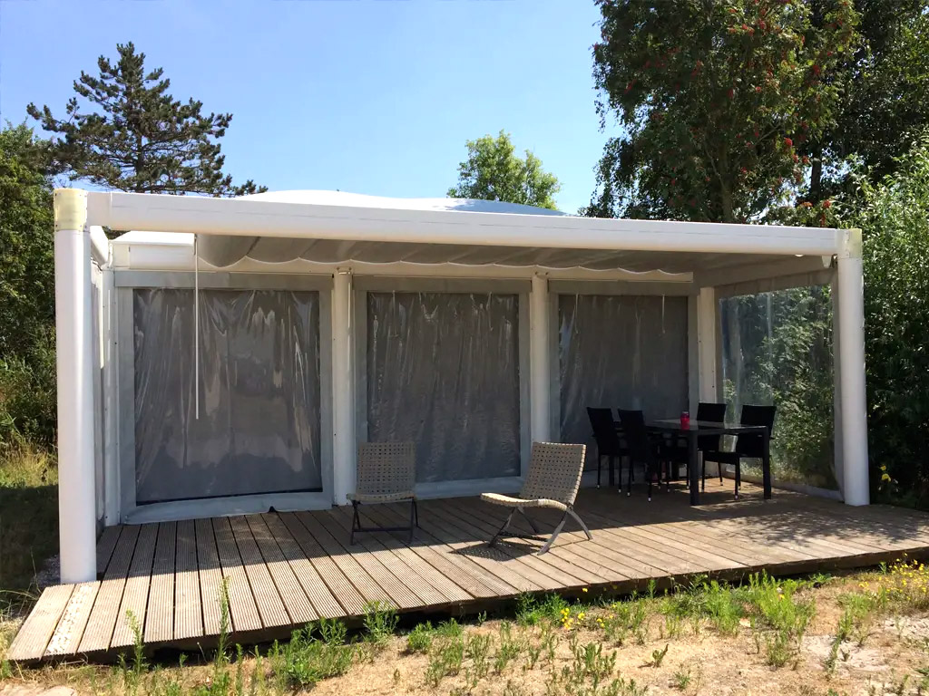 Glamping op deze duincamping vlakbij zee