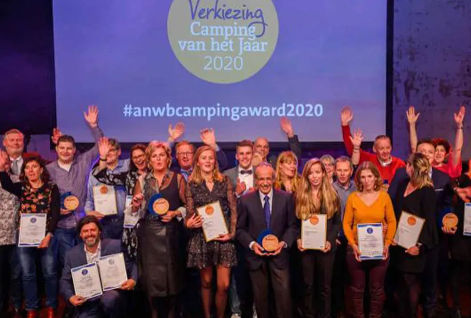 Winnaars ANWB Camping van het Jaar 2020 Award