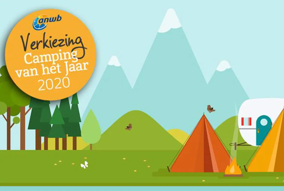 De genomineerden voor de ANWB Camping van het Jaar verkiezing 2020 zijn bekend