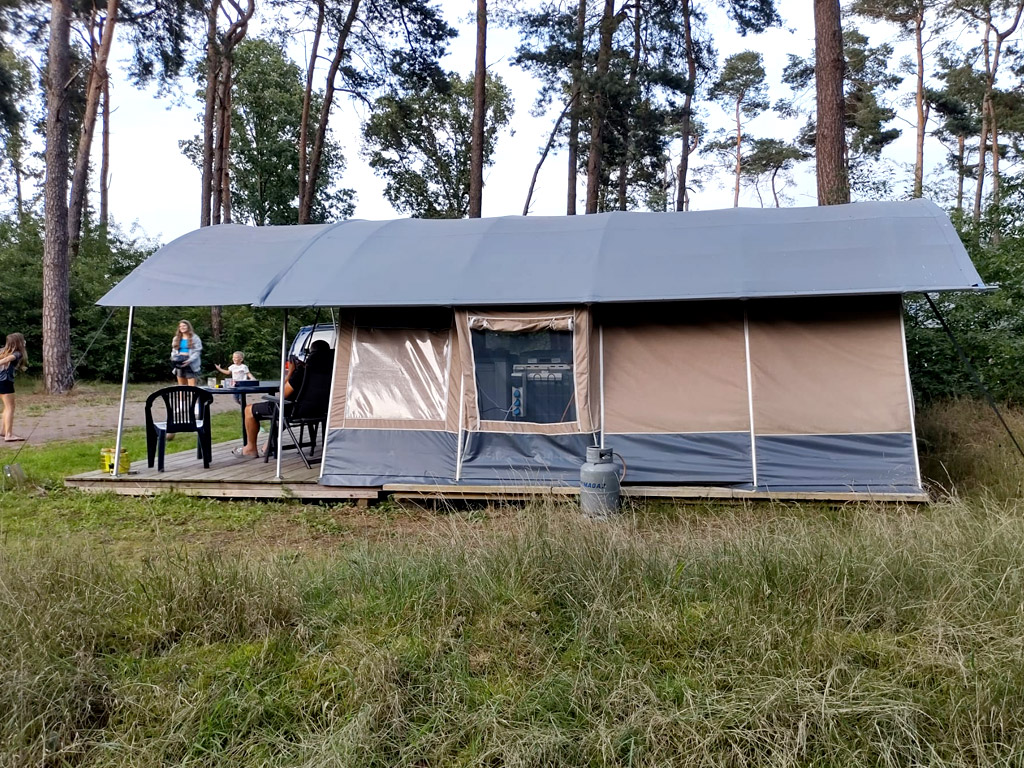 Glamping accommodatie op Camping Diana Heide