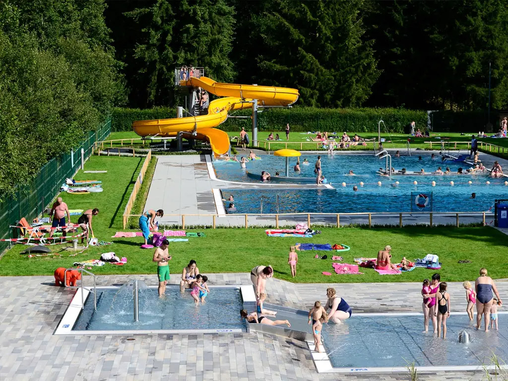 Mooie camping in Luxemburg met leuke glijbanen