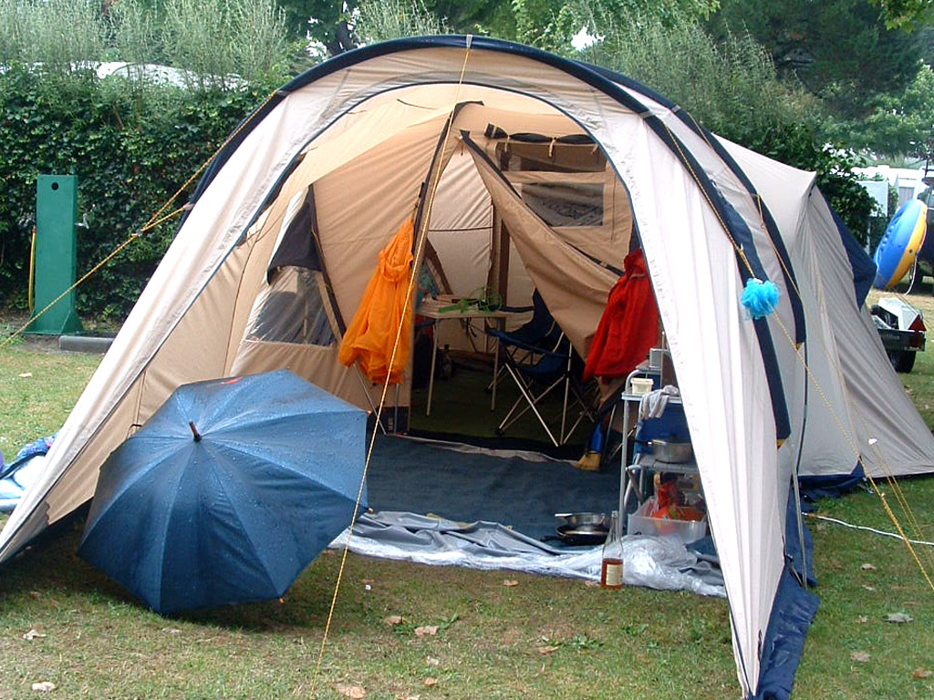 Met de tent kamperen in Frankrijk
