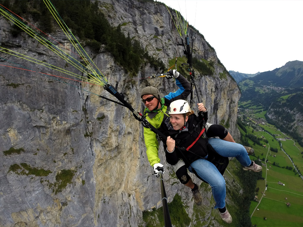 Paragliden in Zwitserland