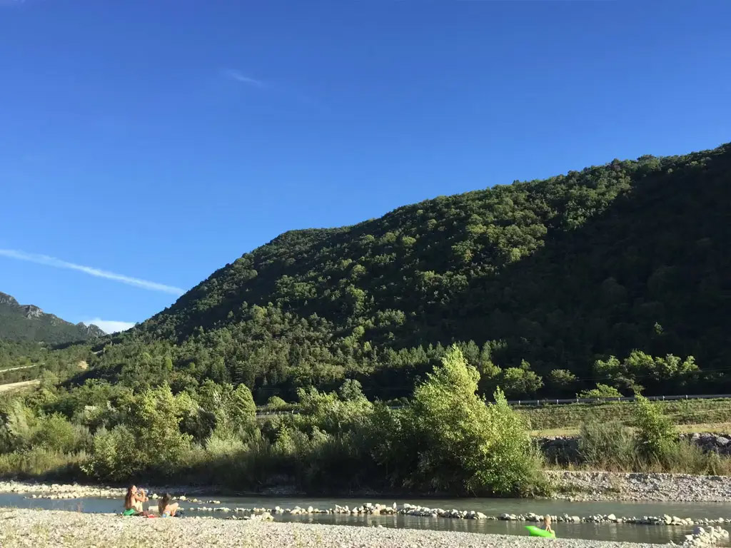 Ouderwets kamperen op deze kleine camping in de Drome