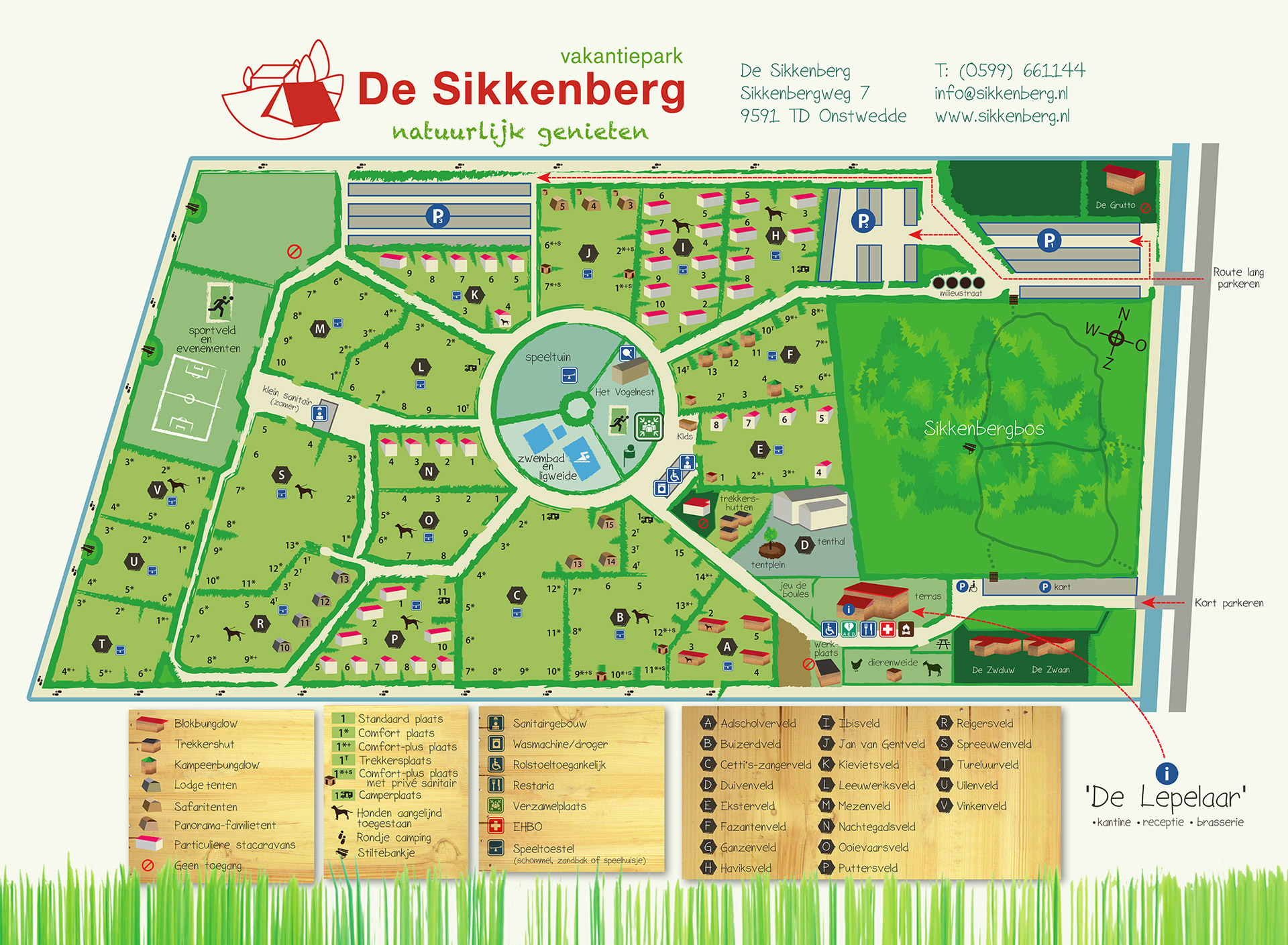 Vakantiepark De Sikkenberg Kamperen In Onstwedde Groningen