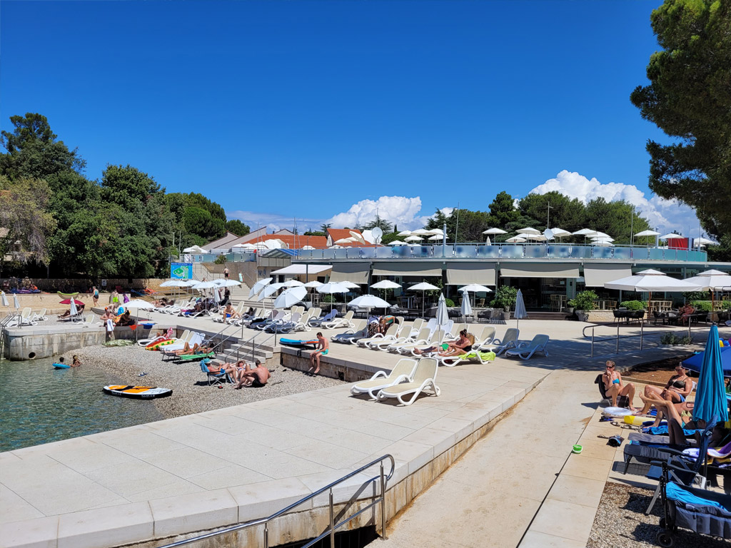 Voorbereidingen voor een camping in Kroatië