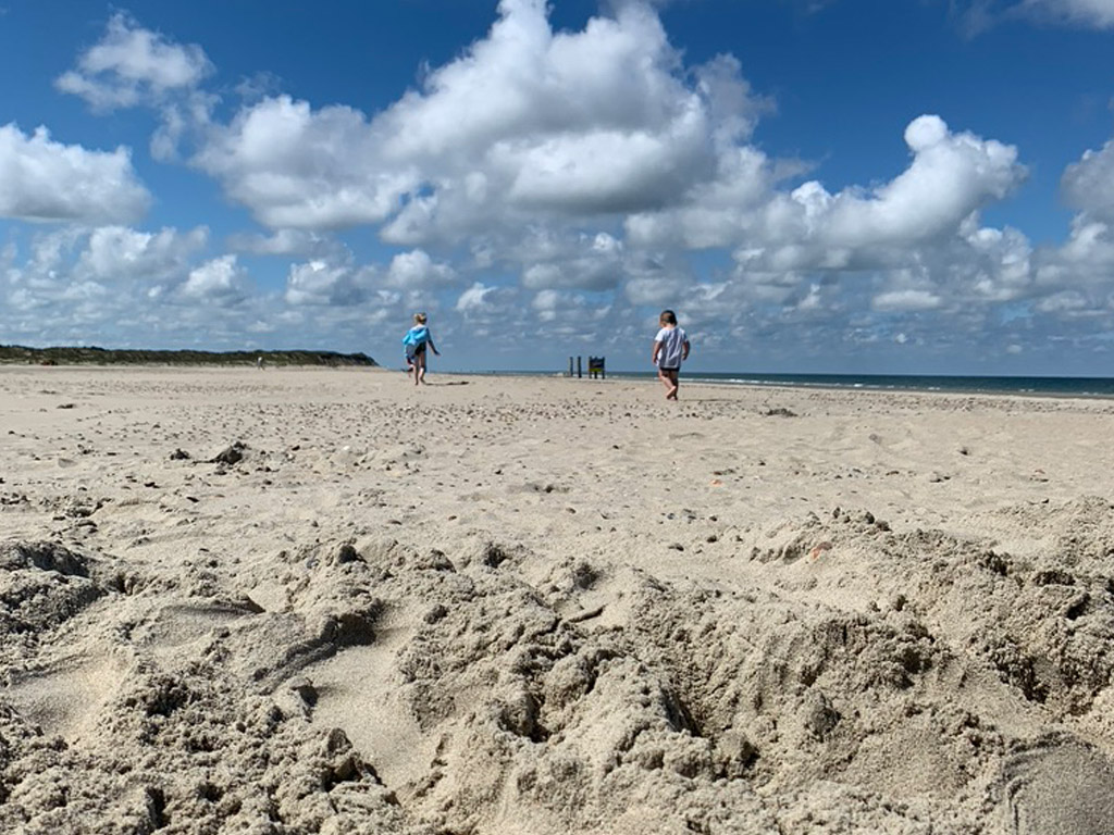 Camping aan het strand