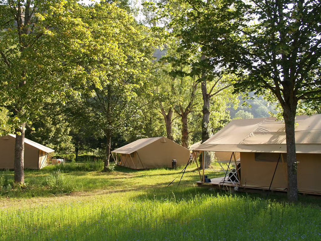 Glamping accommodaties in Frankrijk