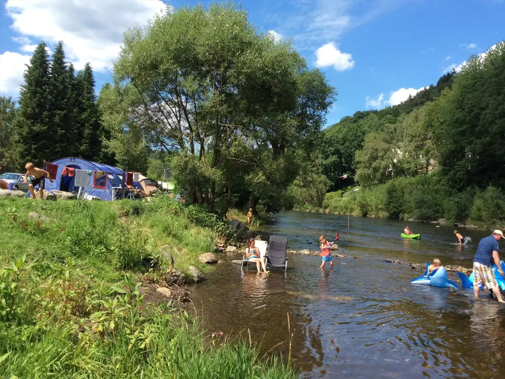 Kamperen op het ritme van de rivier