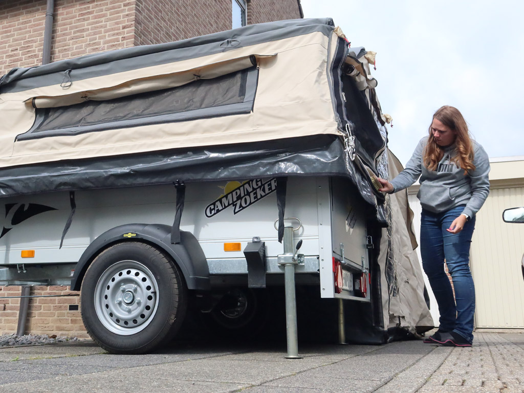 Maak je tent droog en stofvrij