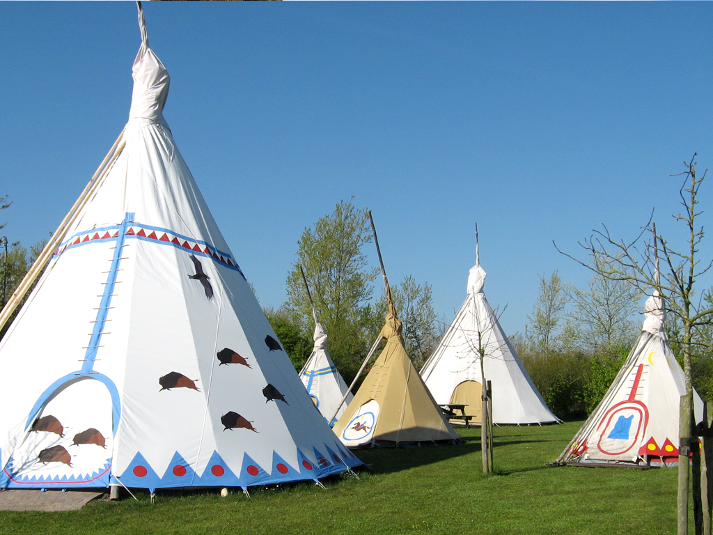 kamperen in een tipi - Minicamping de Bokkesprong