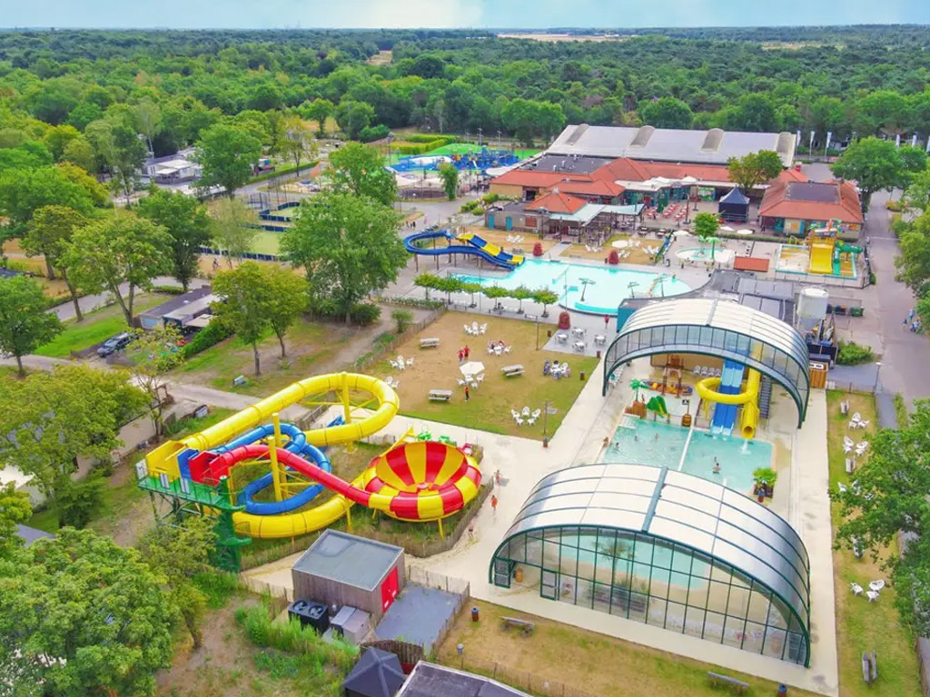 Vijf sterren camping met indrukwekkend groot waterparadijs