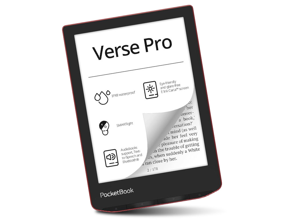 Pocketbook Verse Pro e-reader voor op vakantie