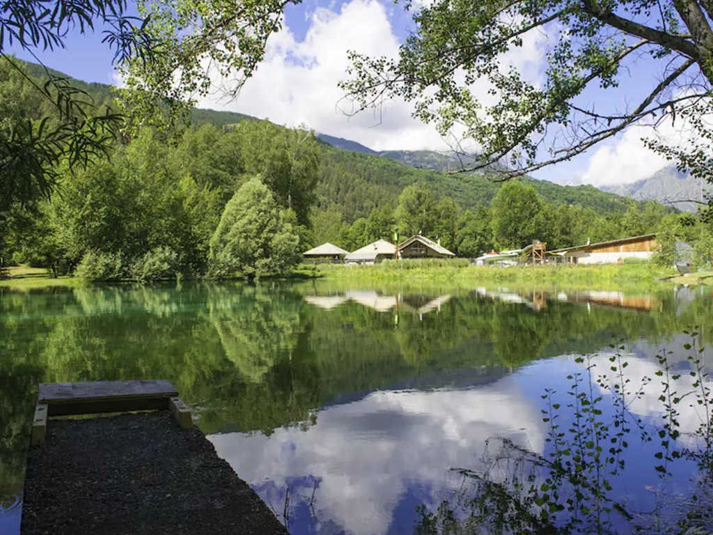Parc National Les Ecrins, waarin de camping gelegen is, geeft je prachtige gletsjers