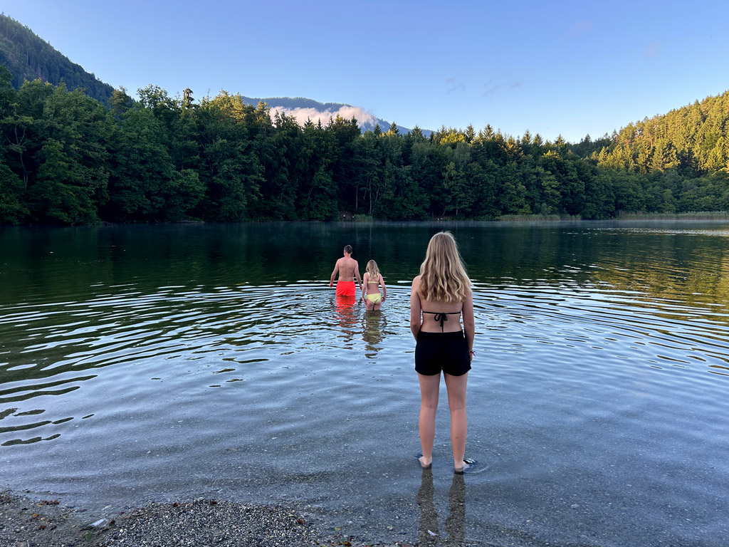 Zwemmen in natuurwater in Karinthië