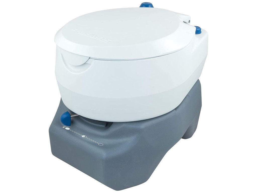 CAMPNU Draagbaar camping toilet 15L spoelwatertank en 20L afvaltank