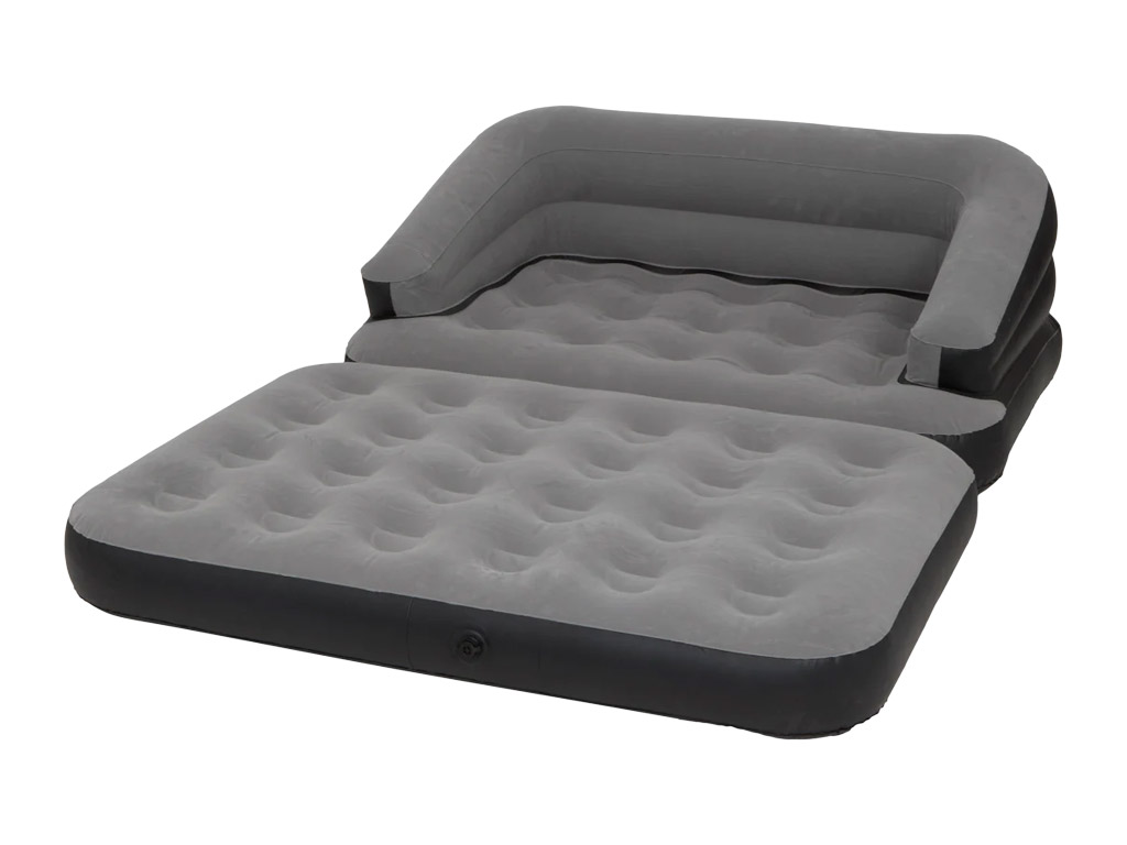 Ultiem relaxen op de camping op deze ligbank van Froyak