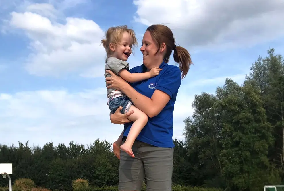 Werken op een camping