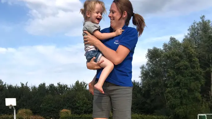 Werken op een camping