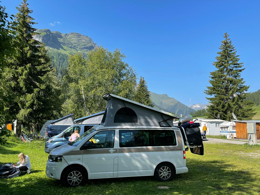 Kamperen in de Zwitserse Alpen