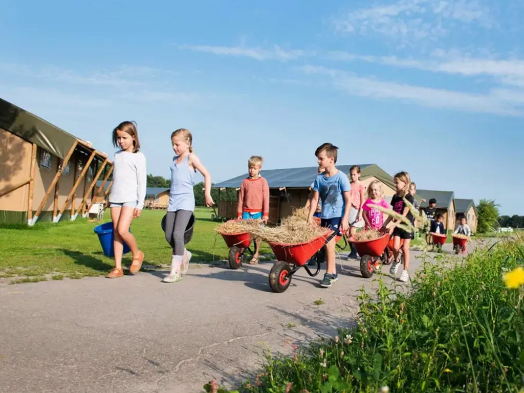 Glamping bij de boer vlakbij de Efteling op deze kindercamping in nederland