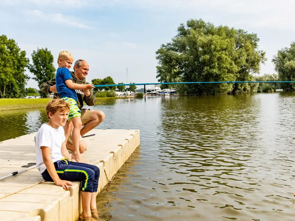 Uitzicht over het water