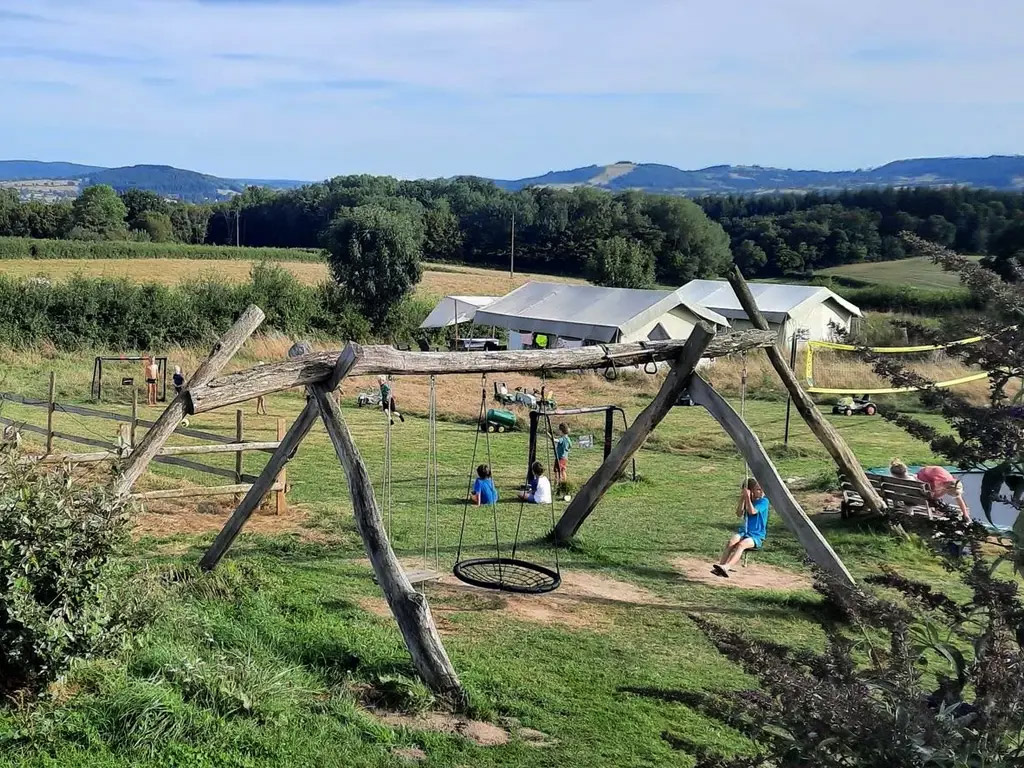 Klein paradijsje in de Bourgogne met dieren