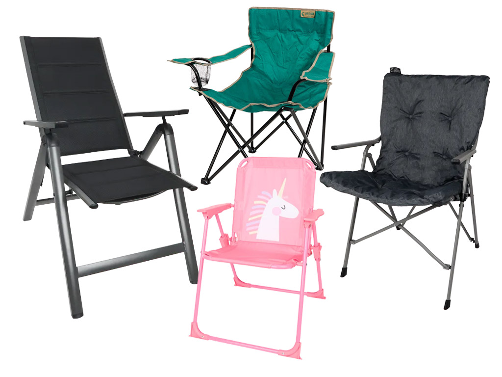 Kampeerstoelen bij de action