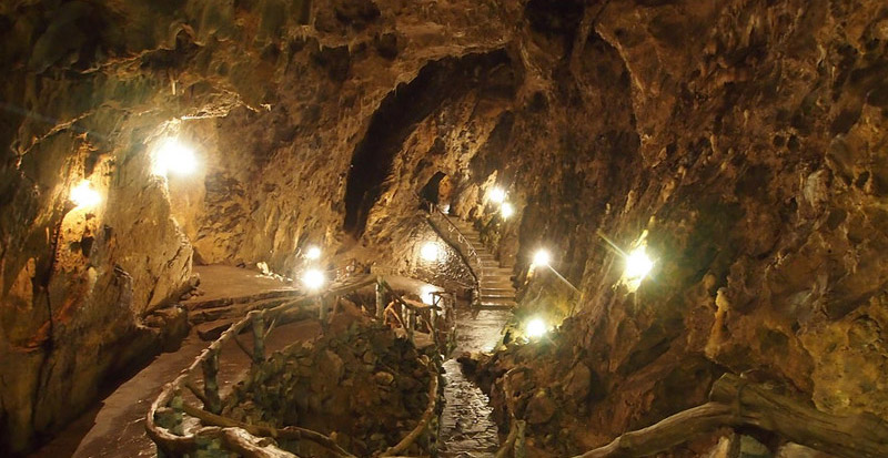 De grotten in de belgische Ardennen