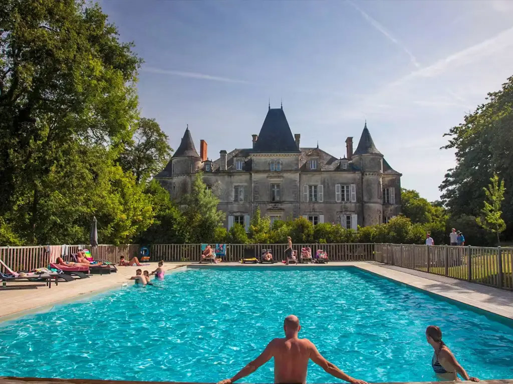 Charmante kasteelcamping aan de Vendee kust