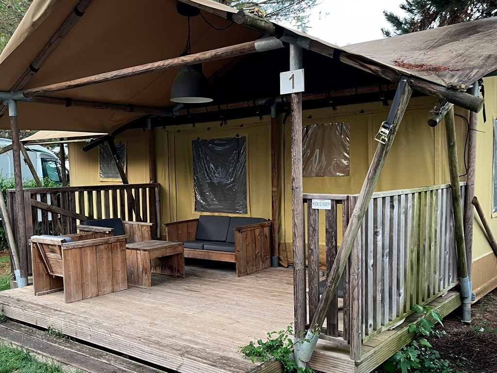 Onze safaritent voor komende zomer