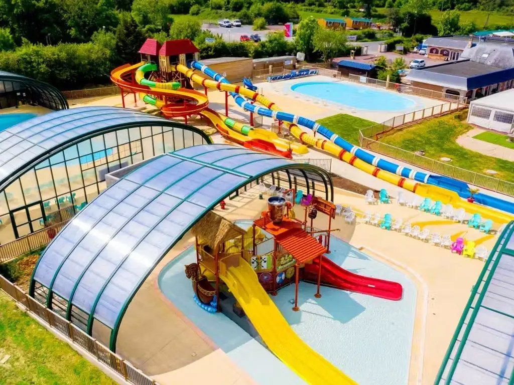 Familiecamping met een geweldig waterpark aan de Normandische kust