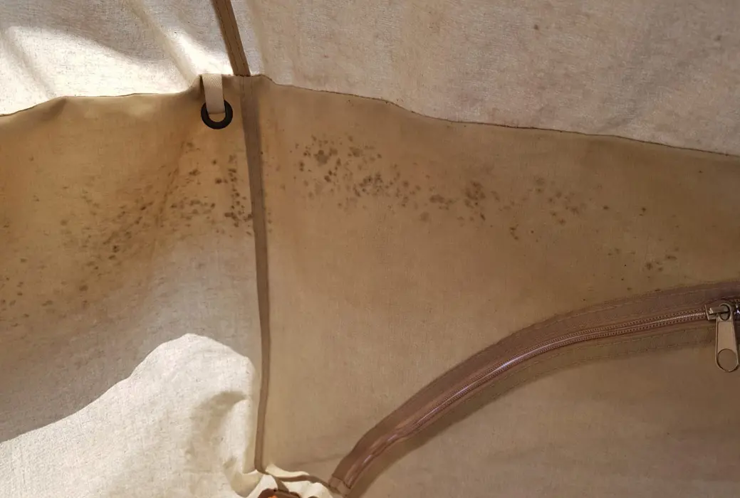 Schimmel in je tentdoek