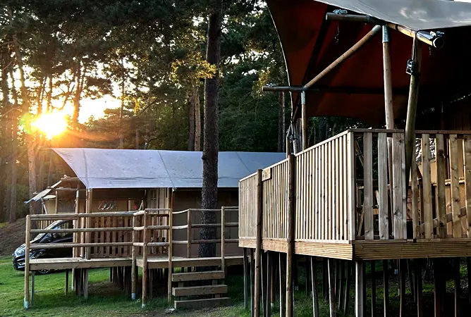 Camping of glamping? That’s the question.