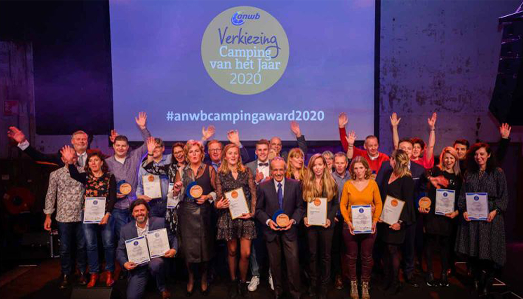 De winnaars van de ANWB Camping van het jaar Award