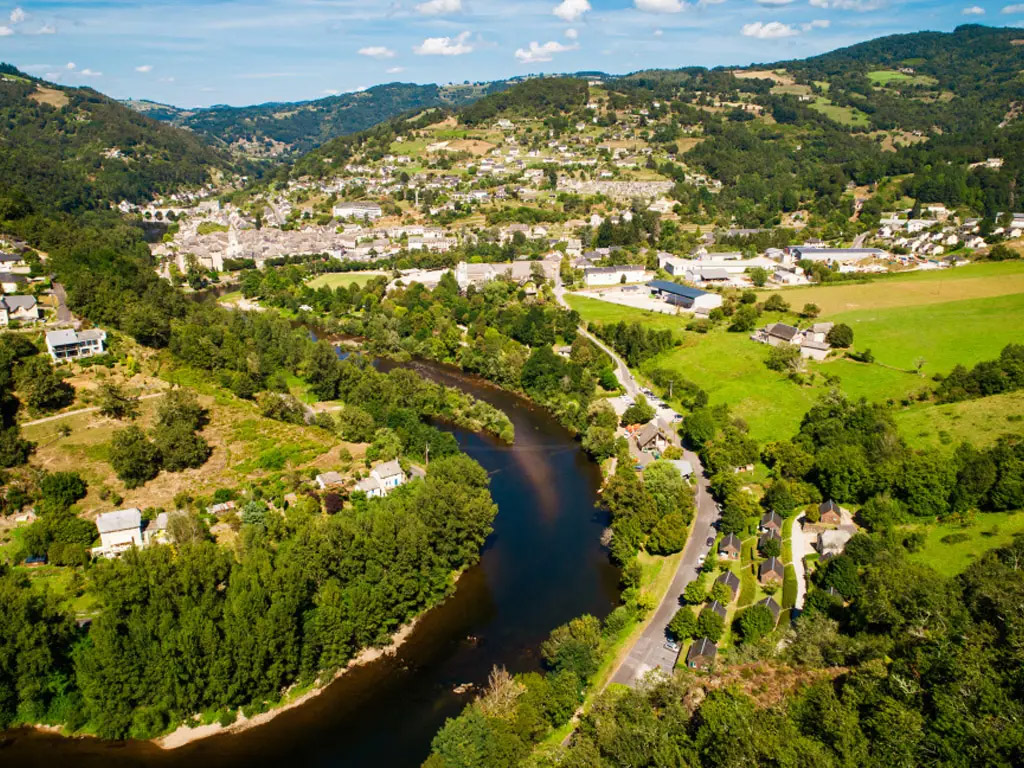 Kamperen aan de franse rivier aan de Lot