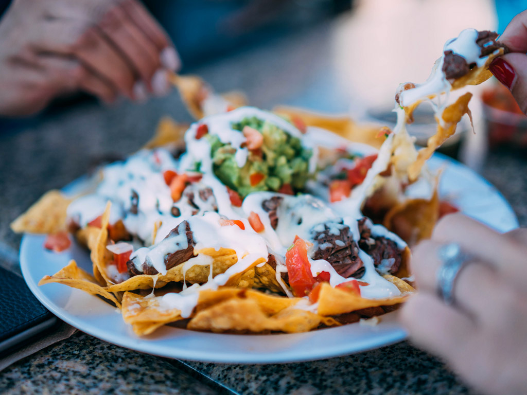 Nacho’s uit de pan op de camping