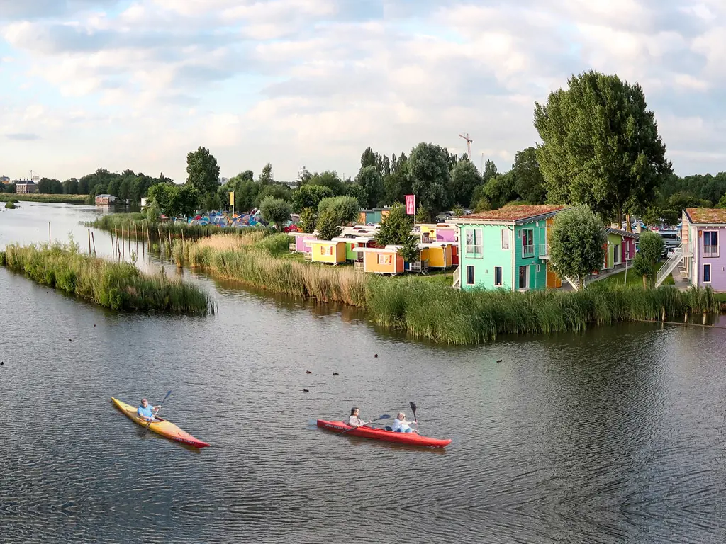 Duurzmae Camping Zeeburg in Amsterdam