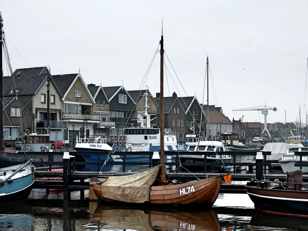 Geniet van het prachtige uitzicht over de haven van Urk - Foto: Jan Kaptein