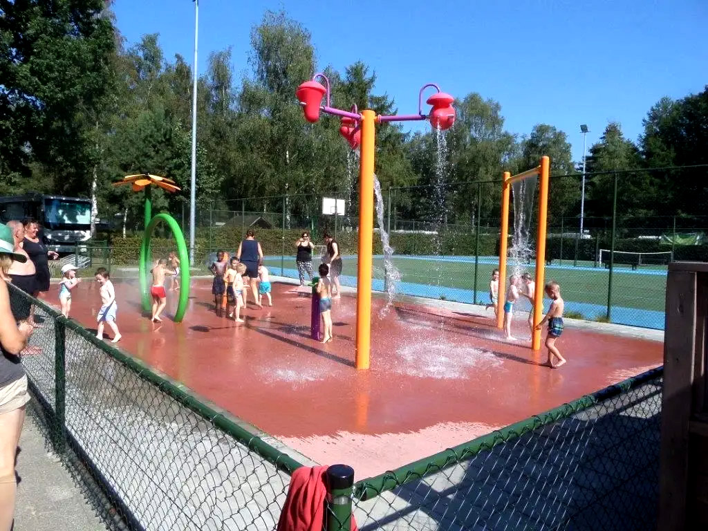 Spraypark om af te koelen op deze mooie camping in België