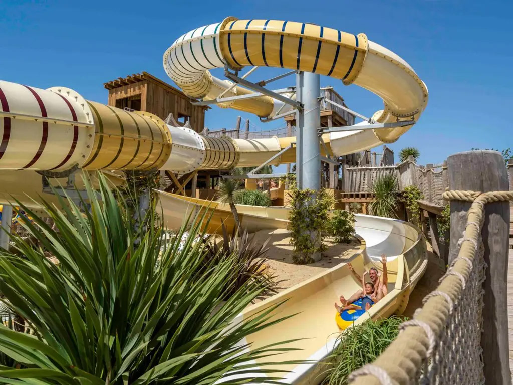 Een Frans waterpark met uitgebreide wellness in Romeinse sferen